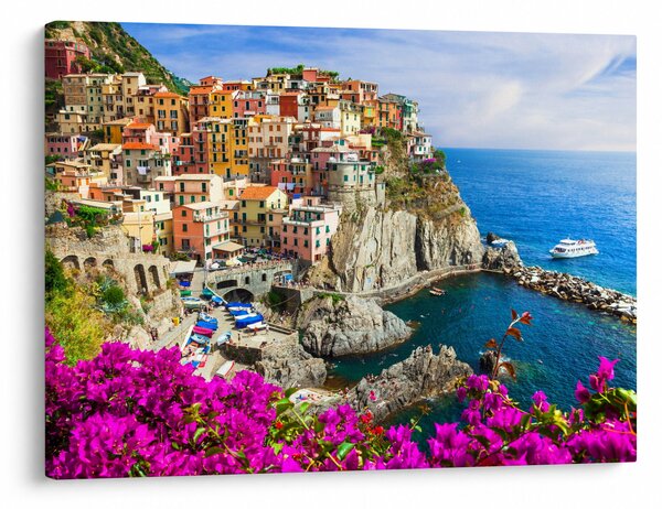 Slika - Italijanska vasica Manarola (70x50 cm)