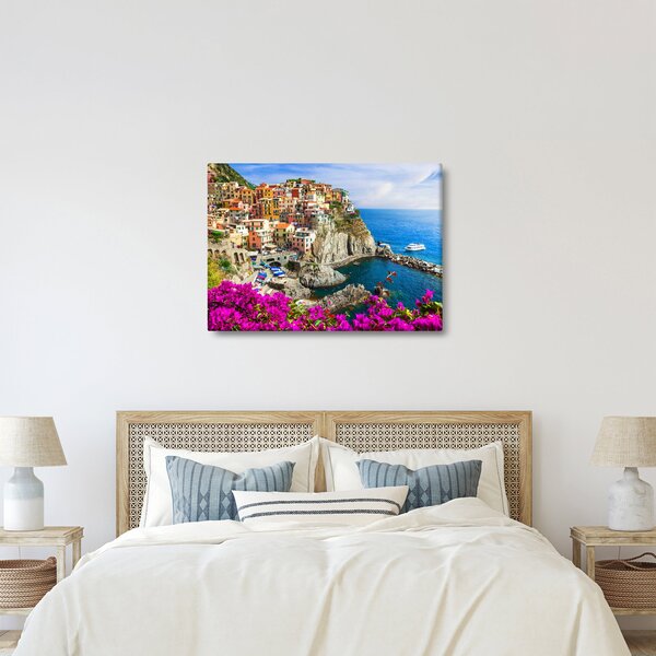 Slika - Italijanska vasica Manarola (70x50 cm)