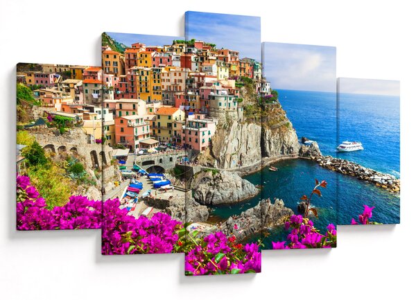 Slika - Italijanska vasica Manarola (150x105 cm)