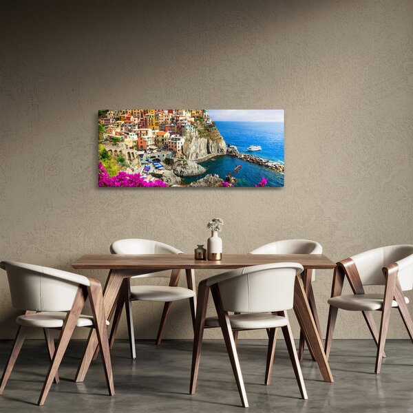 Slika - Italijanska vasica Manarola (120x50 cm)