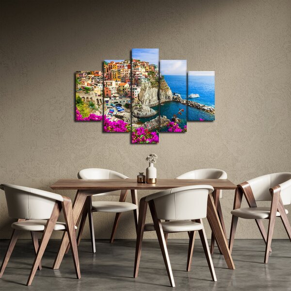 Slika - Italijanska vasica Manarola (150x105 cm)