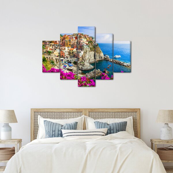 Slika - Italijanska vasica Manarola (150x105 cm)
