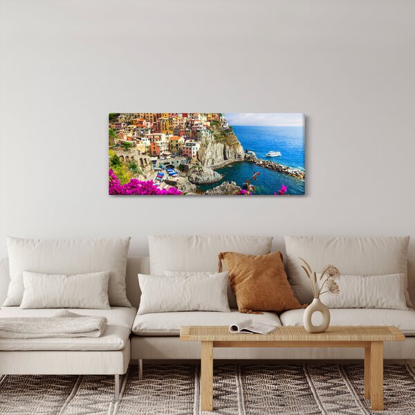Slika - Italijanska vasica Manarola (120x50 cm)