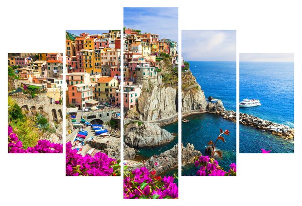 Slika - Italijanska vasica Manarola (150x105 cm)