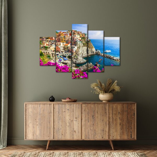 Slika - Italijanska vasica Manarola (150x105 cm)