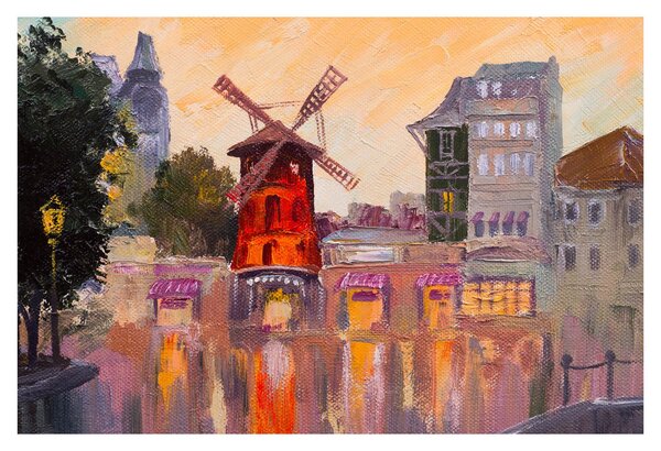 Slika - Moulin rouge, Pariz, Francija (90x60 cm)