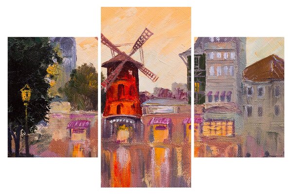 Slika - Moulin rouge, Pariz, Francija (90x60 cm)