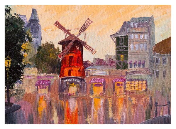 Slika - Moulin rouge, Pariz, Francija (70x50 cm)