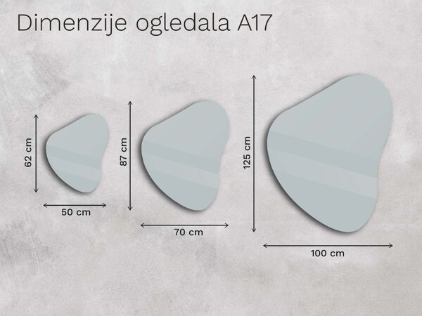 Organsko ogledalo s LED osvjetljenjem A17