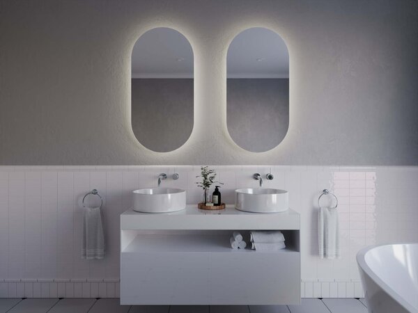 Ovalno ogledalo s LED osvjetljenjem A1