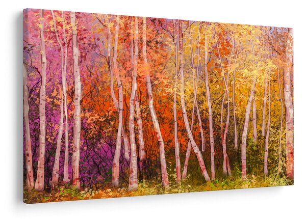 Slika pisanega gozda (90x60 cm)