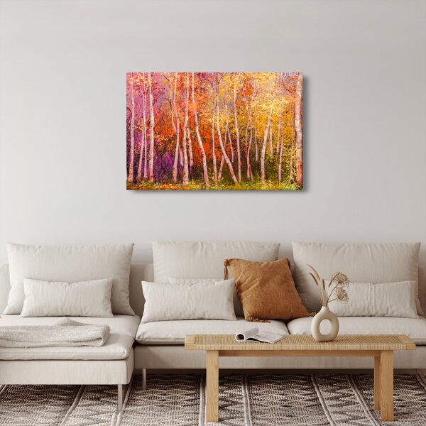 Slika pisanega gozda (90x60 cm)