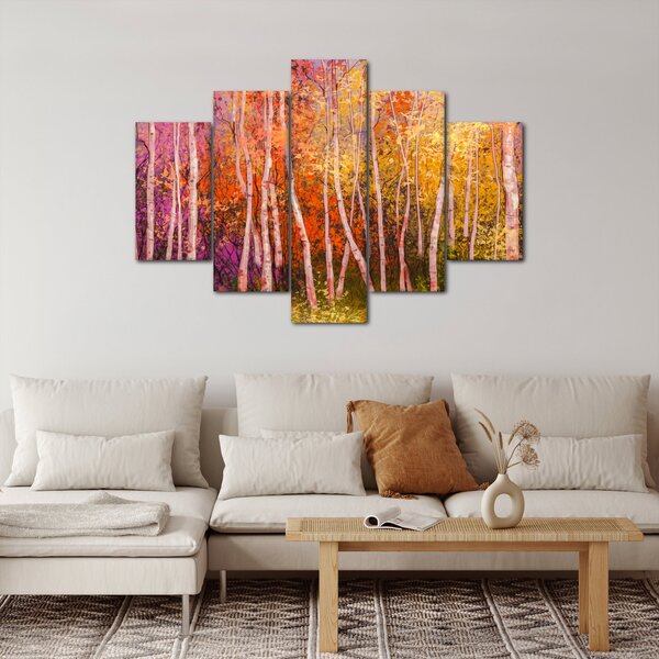Slika pisanega gozda (150x105 cm)