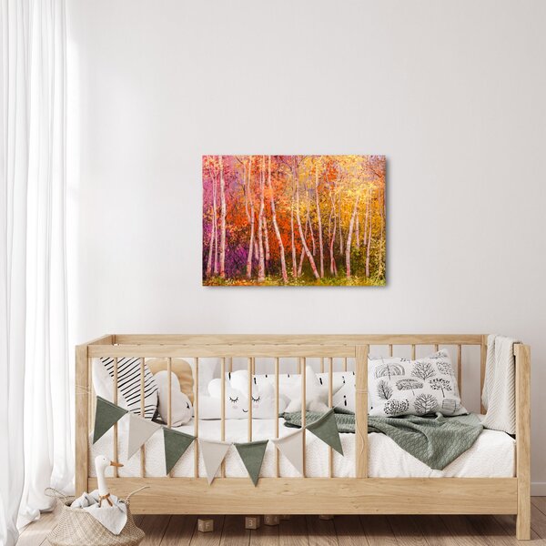 Slika pisanega gozda (70x50 cm)