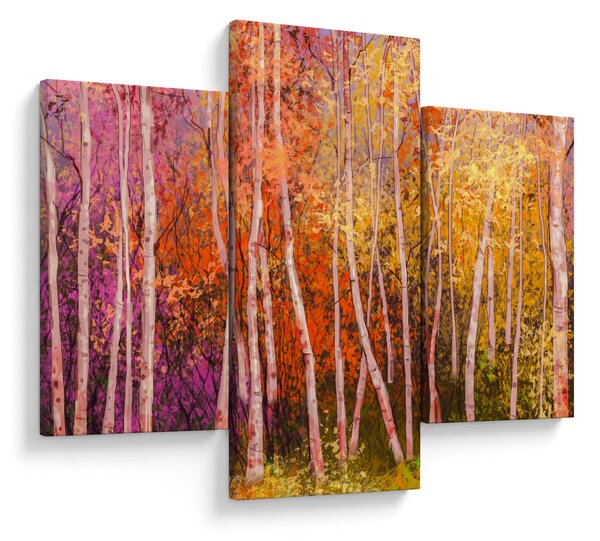Slika pisanega gozda (90x60 cm)