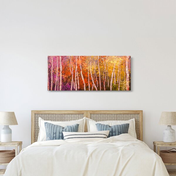 Slika pisanega gozda (120x50 cm)