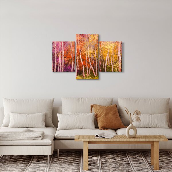Slika pisanega gozda (90x60 cm)