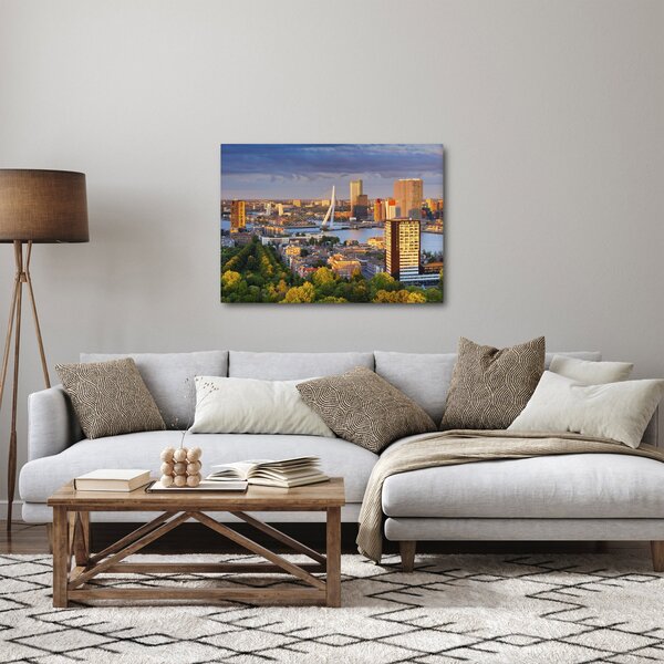 Slika - Obzorje Rotterdama, Nizozemska (70x50 cm)