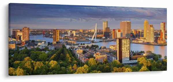Slika - Obzorje Rotterdama, Nizozemska (120x50 cm)
