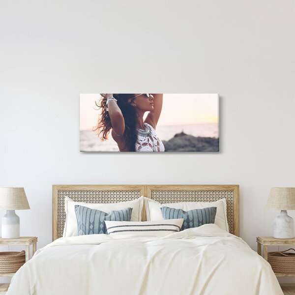 Slika ženske na plaži (120x50 cm)