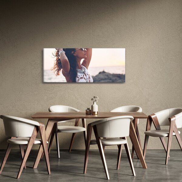 Slika ženske na plaži (120x50 cm)