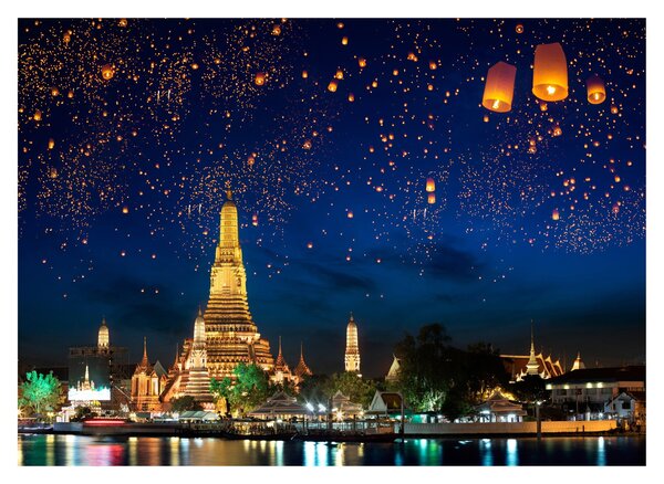 Slika - Luči za srečo, Bangkok (70x50 cm)
