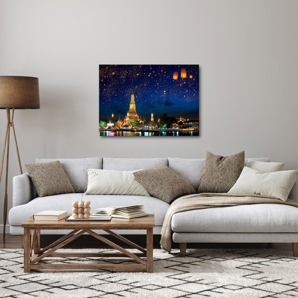 Slika - Luči za srečo, Bangkok (70x50 cm)