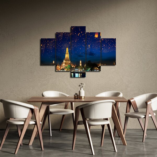 Slika - Luči za srečo, Bangkok (150x105 cm)