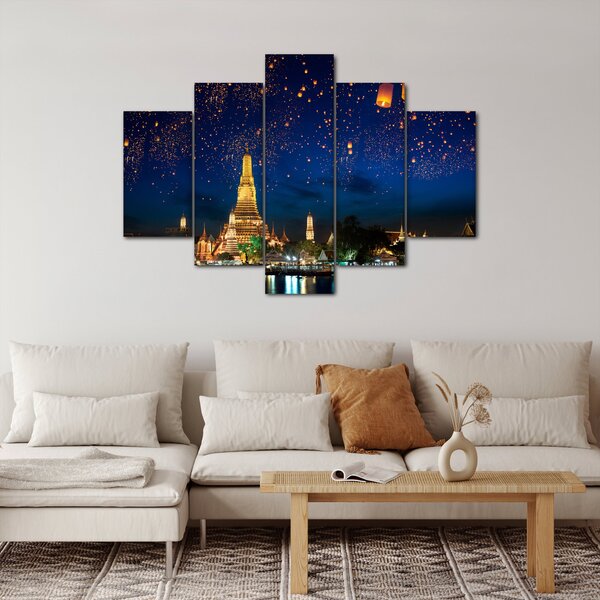 Slika - Luči za srečo, Bangkok (150x105 cm)