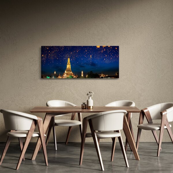 Slika - Luči za srečo, Bangkok (120x50 cm)
