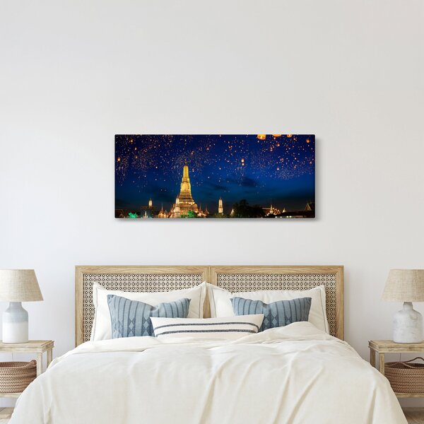 Slika - Luči za srečo, Bangkok (120x50 cm)