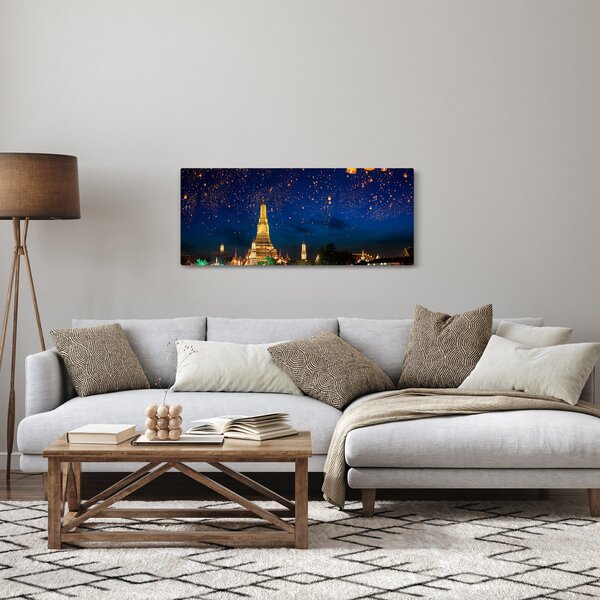 Slika - Luči za srečo, Bangkok (120x50 cm)