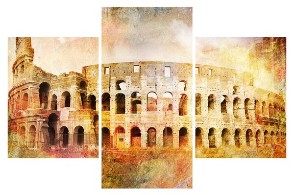 Slika - digitalno slikanje, Kolosej, Rim, Italija (90x60 cm)