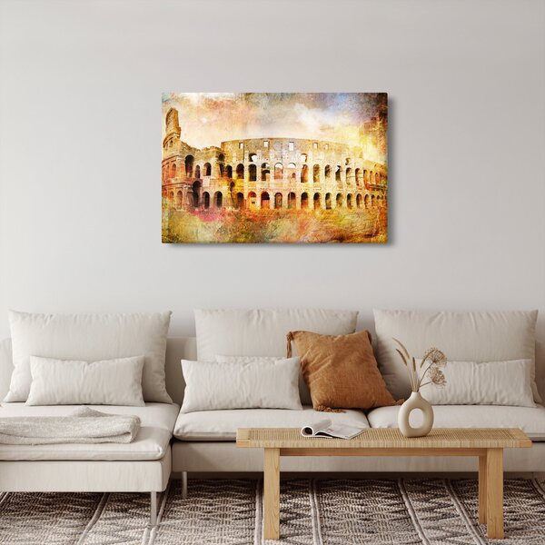 Slika - digitalno slikanje, Kolosej, Rim, Italija (90x60 cm)