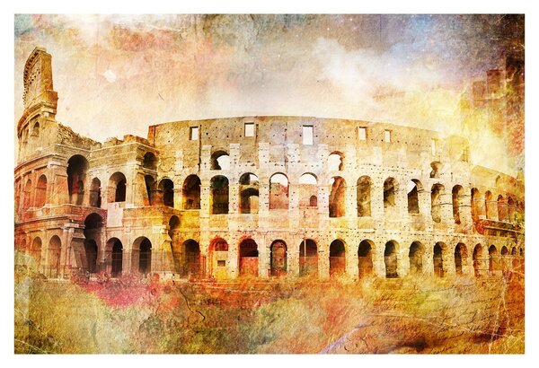 Slika - digitalno slikanje, Kolosej, Rim, Italija (90x60 cm)