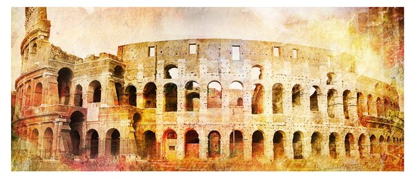 Slika - digitalno slikanje, Kolosej, Rim, Italija (120x50 cm)