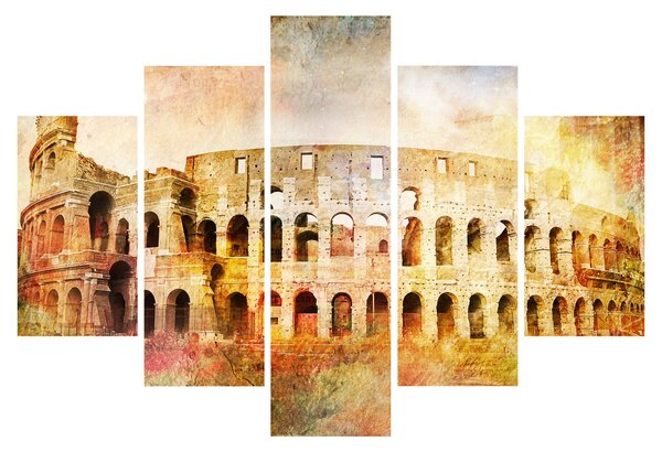 Slika - digitalno slikanje, Kolosej, Rim, Italija (150x105 cm)