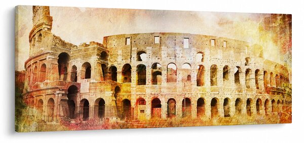 Slika - digitalno slikanje, Kolosej, Rim, Italija (120x50 cm)
