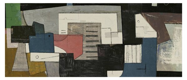 Slika - Abstrakcija, kubizem (120x50 cm)