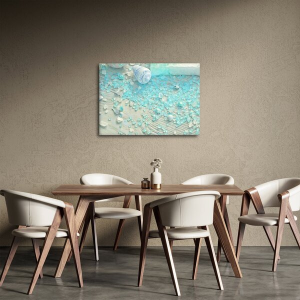 Slika - Morsko vzdušje v turkiznih odtenkih (70x50 cm)