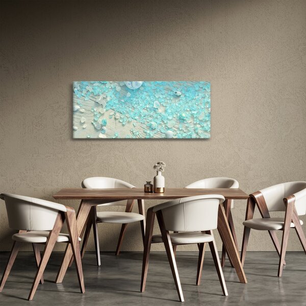 Slika - Morsko vzdušje v turkiznih odtenkih (120x50 cm)