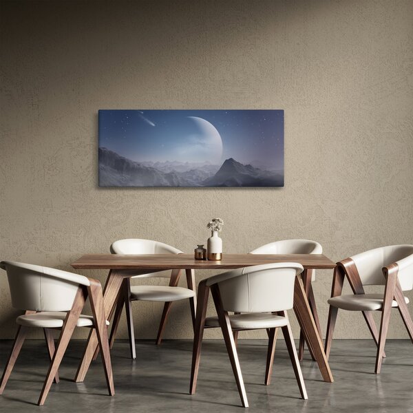 Slika - Nebo nad skalami (120x50 cm)