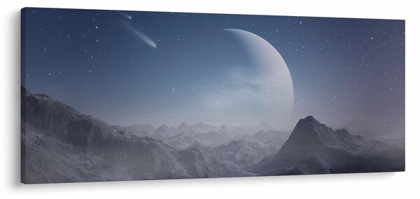 Slika - Nebo nad skalami (120x50 cm)