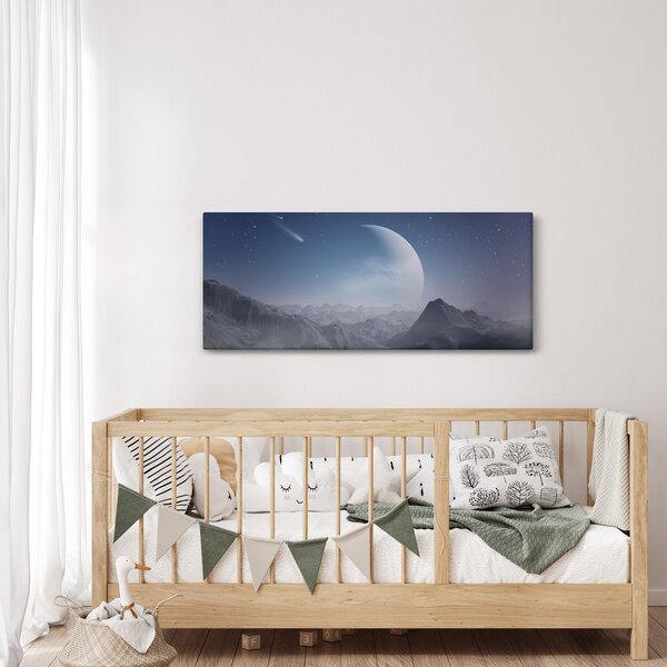 Slika - Nebo nad skalami (120x50 cm)
