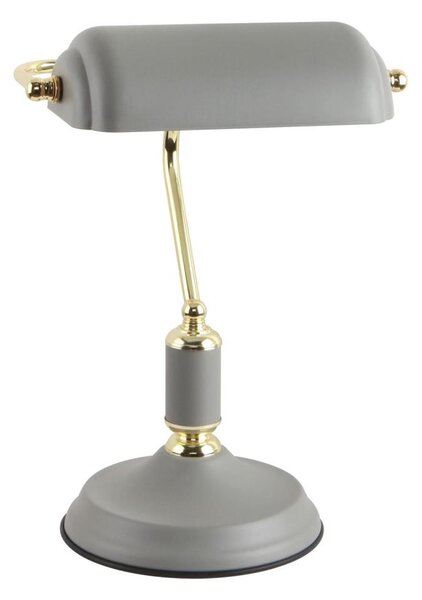 Zuma Line A2048-GR - Stolna lampa ROMA 1xE27/40W/230V siva