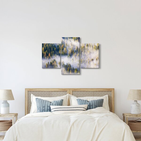 Slika dreves v megli (90x60 cm)