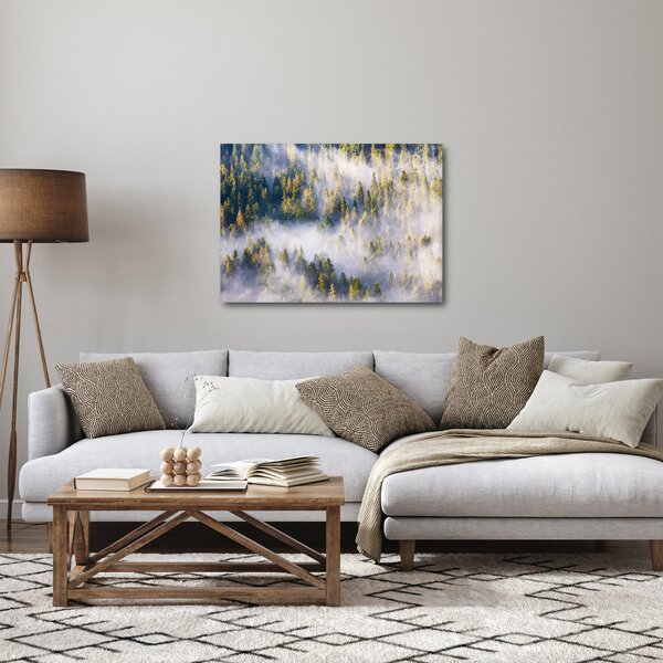 Slika dreves v megli (70x50 cm)