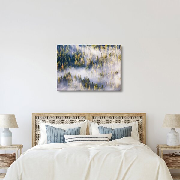 Slika dreves v megli (70x50 cm)