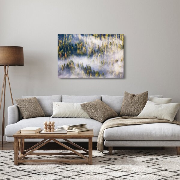 Slika dreves v megli (90x60 cm)