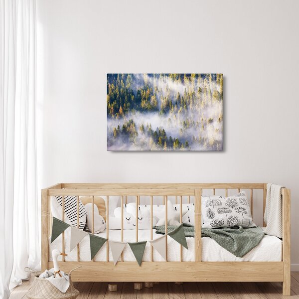 Slika dreves v megli (90x60 cm)